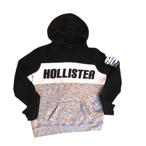 Hollister Hoodie Medium Teen Boy Girl Men’s Women’s Black Grey White Logo